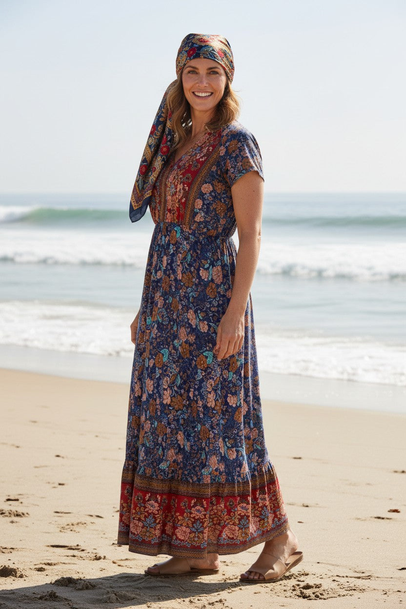 Vestido Largo Bohemio TEMOFON- Talla L