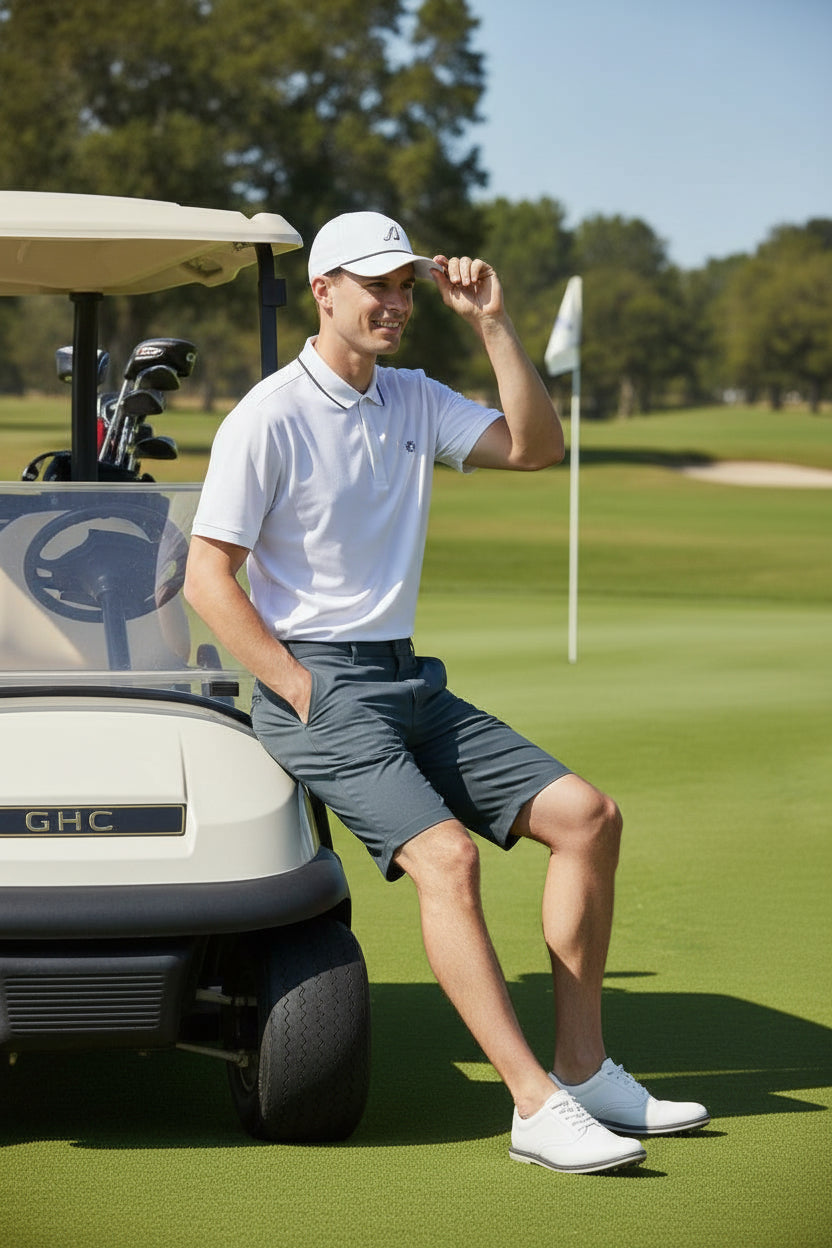 Bermudas para hombre talla 28 color gris marca OLD NAVY ACTIVE– Pieza única