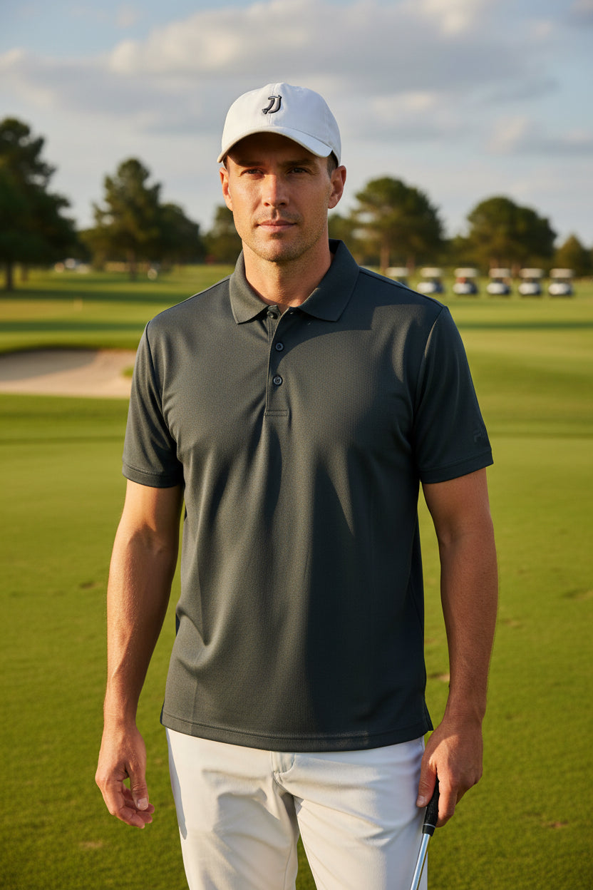 Camisa de golf para hombre talla M color negro marca FILA– pieza única