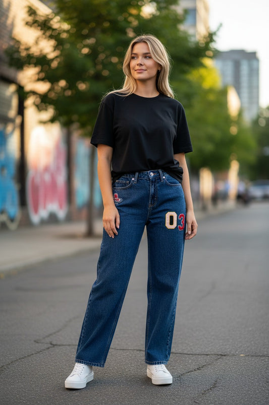 Pantalón de Mezclilla Mujer WILD FABLE talla M