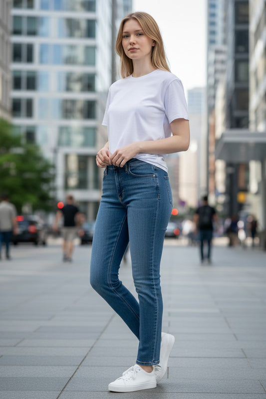 Skinny Jeans Mezclilla Mujer Talla S KANCAN