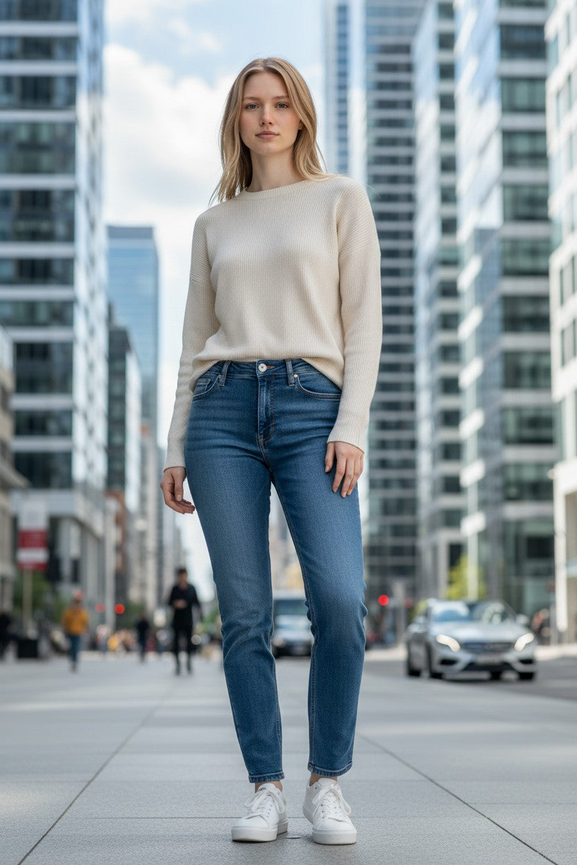 Skinny Jeans Mezclilla Mujer Talla S KANCAN