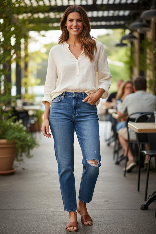 Pantalón de mezclilla Mujer ABERCROMBIE & FITCH talla 32/14