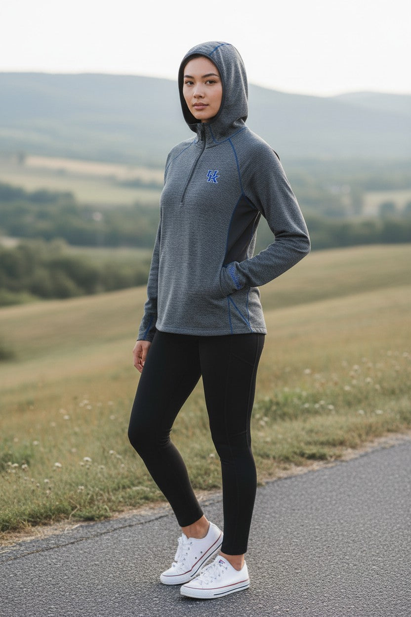Sudadera Gris con Capucha COLOSSEUM– Talla S