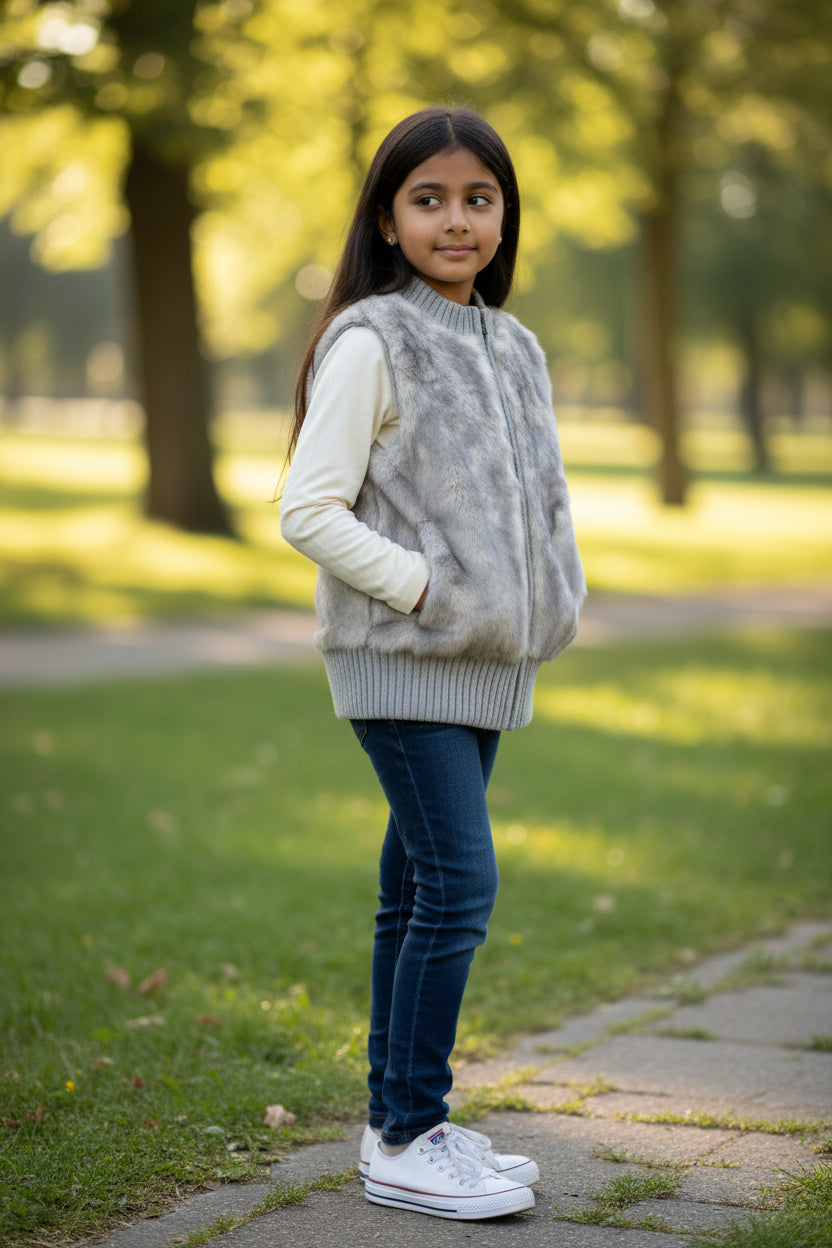 Chaleco de Peluche para Niña GYMBOREE talla M (7–8 Años)