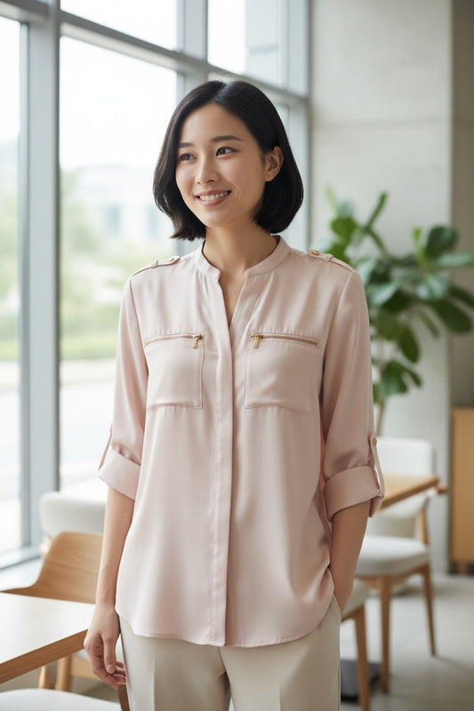 Blusa Casual Mujer CALVIN KLEIN– Talla XS